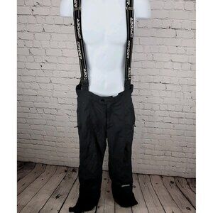 Spyder Black Adjustable Waist Snow Ski Bibs Pants Size Medium M (32x30)